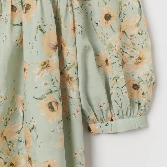 H&M Flowy Floral Dress SZ 6 /small - Picture 2 of 7